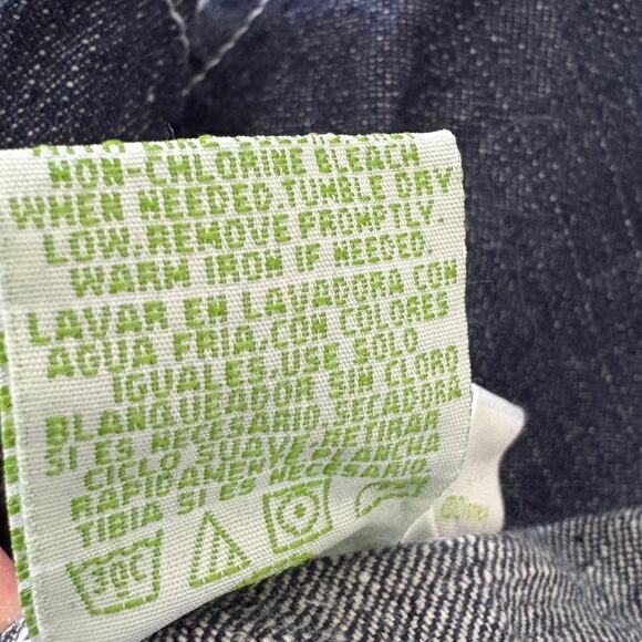 Vintage Disney Baby Mickey Mouse Denim Overalls 12M Snap Bottom Embroidered - Picture 9 of 9